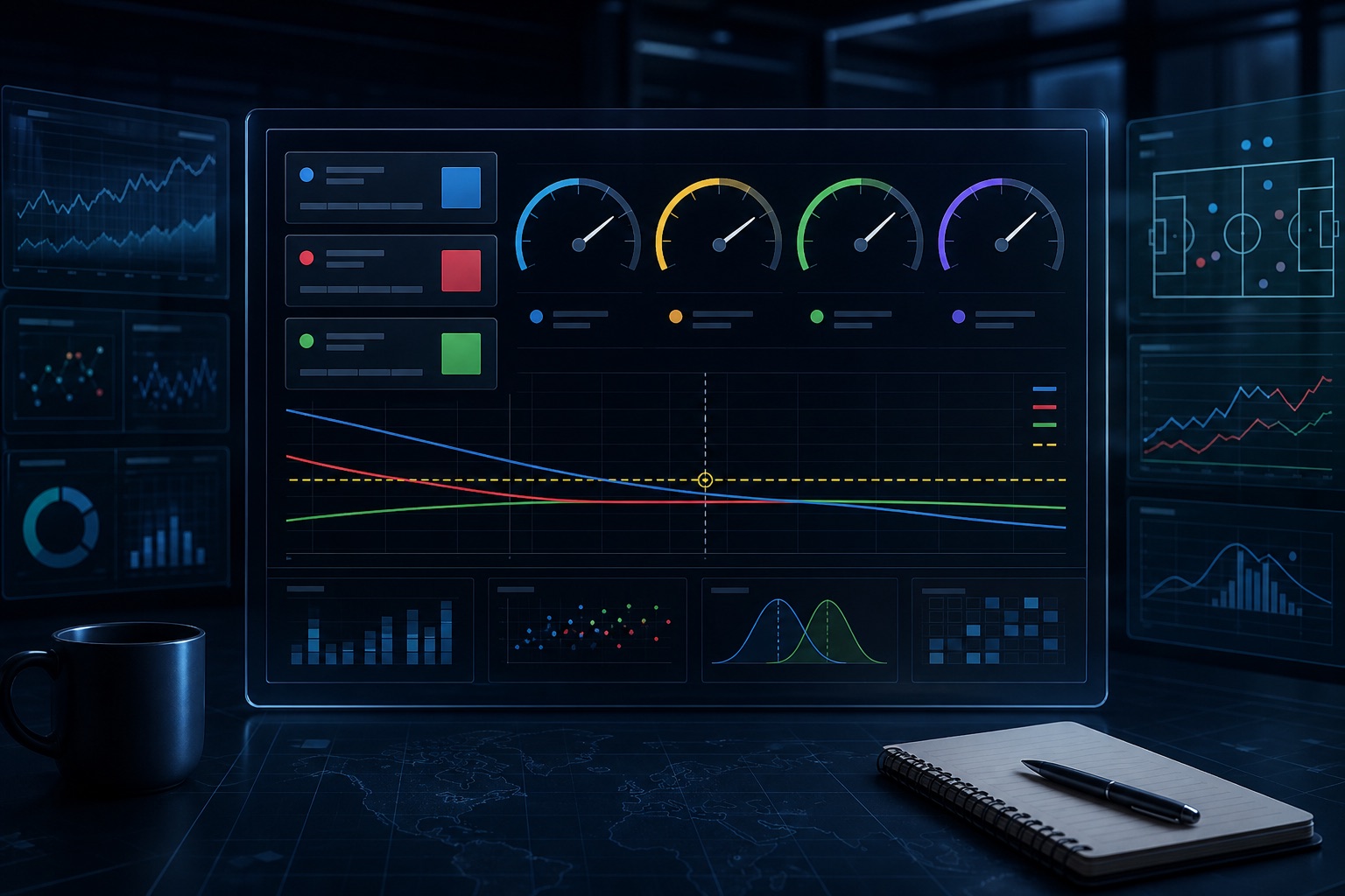 Break-even probability dashboard comparing sportsbook odds and betting thresholds